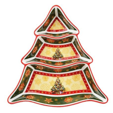 Менажница Christmas Collection 24x24x5 см 986-002