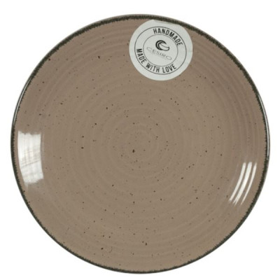 Тарелка керам. десертная CESIRO SPIRAL 20 см капучино D3070S/G142