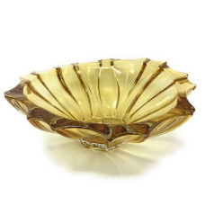 Фруктовница Bohemia Plantica Amber 330 мм 6KG02 72W13 330