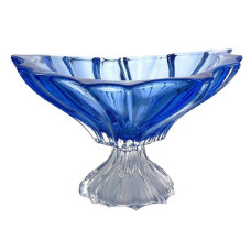 Фруктовница на ножке Bohemia Plantica Blue 330 мм 6KG03 72S96 330