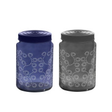Банка Herevin Dark Blue-Grey-Ivy MIX 1,5 л 140322-070