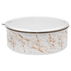 Лоток с крышкой эмаль Infinity 1,1л Marbel White 6785198