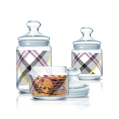 Банка для сыпучих Luminarc Scottish White 0,5л Q3359/0,5