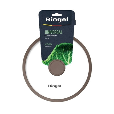 Крышка с силиконовым ободом RINGEL Universal silicone 28 см RG-9302-28