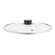 Крышка стеклянная Ardesto Gemini Gourmet 22 см кноб нерж. AR1922GS