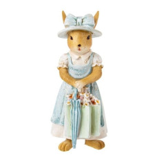 Фигурка декоративная фигурка Леди Кролик 18,5 см 192-220