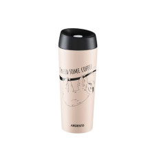 Термокружка Ardesto Coffee time Bradypus 450 мл бежевый AR2645DBE