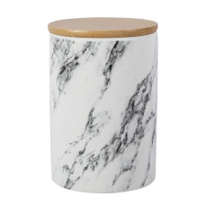Банка керамическая Limited Edition Marble 750 мл белая 202C-007-A3