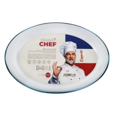 Форма овальная BRAVO CHEF 35x24x6 см BC-346B/FR