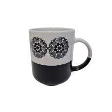 Кружка Milika Black&White Flower 500 мл M0420-2104-3