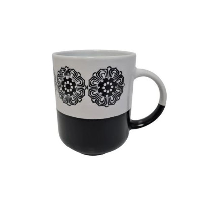 Кружка Milika Black&White Flower 500 мл M0420-2104-3