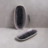 Блюдо овальное 23x11x2 см. Интерстеллар 101-2167V