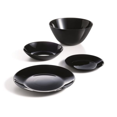 Сервиз столовый Arcopal Zelie Black 19 пр V3792