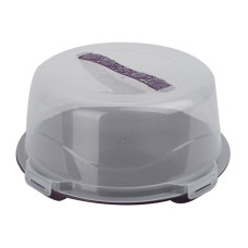 Тортовница круглая Violet House PLUM 18x26x37 см