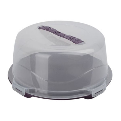 Тортовница круглая Violet House PLUM 18x26x37 см