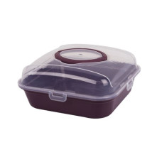 Тортовница квадратная Violet House PLUM 8x26x26 см
