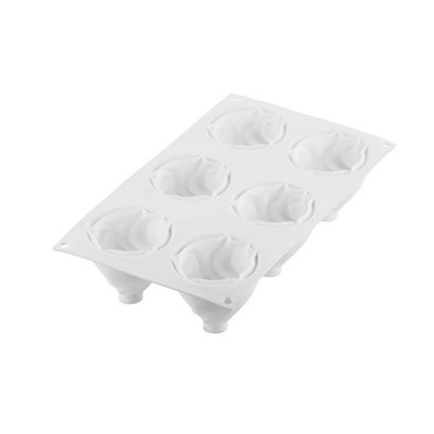 Форма силиконовая Silikomart CHANTILLY 120 мм d=73 мм h=65 мм (6x120 мл)