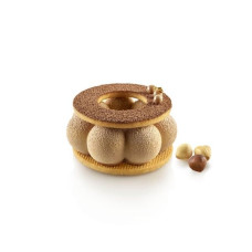 Форма силиконовая Silikomart TRUFFLE CROWN 90 мм d=82 мм h=29 мм (6x92 мл)+каттер
