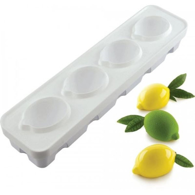 Форма силиконовая Silikomart LIMONE&LIME 120 88,5x61,5 мм h=44,7 мм 120 мл (1 форма+подставка)