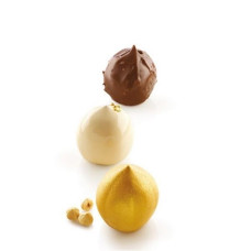 Форма силиконовая Silikomart NOCCIOLA 59x59 мм h=62 мм + трей
