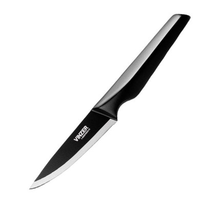 Нож для овощей Vinzer Geometry Nero Line 8,9 см VZ 89299