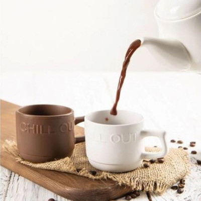 Кружка Limited Edition CHILLOUT 240 мл белая YF6034-1