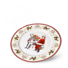Тарелка 19,5 см Fissman Christmas фарфор 13781 F