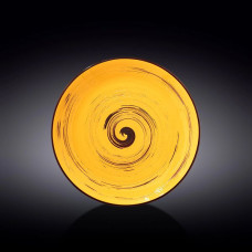 Тарелка круглая Wilmax Spiral Yellow 25,5 см WL-669414 / A