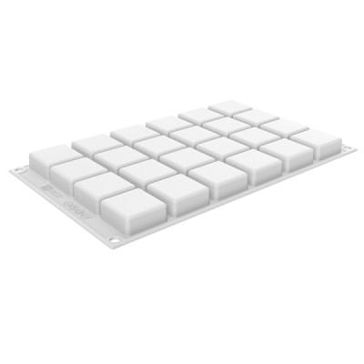 Форма силиконовая Silikomart Квадрат 37x37 h 16 мм (24 x 20 мл) QUADRATO XS 20