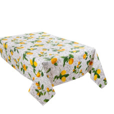 Скатерть водоотталкивающая LIMONES CERAMICA GRIS 140x240 см 715-321