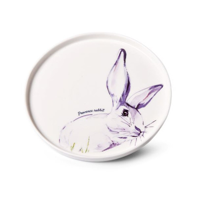 Тарелка 20 см Fissman Provence Rabbit фарфор 13952 F