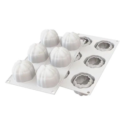 Форма силиконовая Silikomart Bloom d 68 h 52 мм, 6х120 мл BLOOM 120