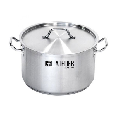 Кастрюля средняя с крышкой Atelier Gastro 7,2л d=24 см h=16 см 012241