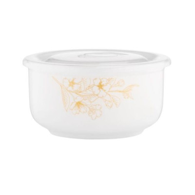 Салатник с крышкой фарфор Ardesto Sunny day 12 см AR3493