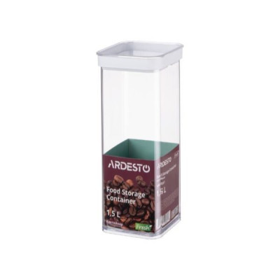 Емкость пластиковая для сыпучих продуктов Ardesto Fresh 1500 мл AR4115FT