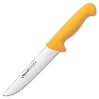 Нож для мяса Arcos 2900 18 см желтый без блистера 291630