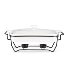 Мармит прямоугольный Fissman 31x22,5x6,5 см 2,2 л фарфор 14161 F