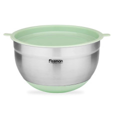 Миска с крышкой и силиконовой подставкой Fissman 20x12 см 3,0 л 5179 F