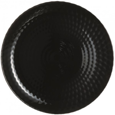 Тарелка обеденная круглая Luminarc Pampille Black 25 см Q4618
