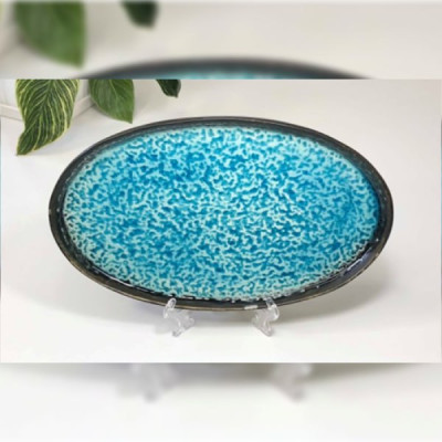 Блюдо овальное 30x18x2 см Блу-лейк 101-0250