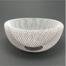 Корзинка Ardesto Midori 25x25x12 см метал, белый AR0902W