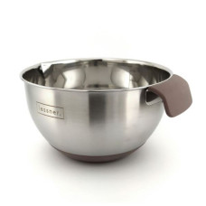 Чаша для смешивания Lessner d=20 см 2,6 л металл с силиконовой ручкой 55900-20