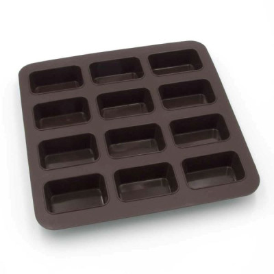 Форма силиконовая Lessner Chef Choco на 12 шт 25x25x3 см 10251