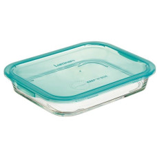 Контейнер прямоугольный Luminarc Keep'n'Box Lagoon 1500 мл синяя крышка Q8396