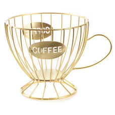 Фруктовница VIVA Lacy Cup Gold 19,5x14x10,5 см B090061