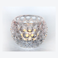 Подсвечник стеклянный Crystal Glow 8,5 см 83000038/1