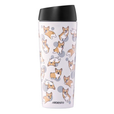 Термокружка Ardesto Coffee Time Corgi 450 мл серый AR2645CR