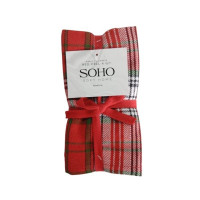 Набор полотенец SOHO Red Cell 40x40 см 4 пр 87400A