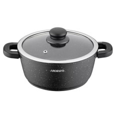 Кастрюля Ardesto Gemini Anzio 2,5 л, алюминий, черный AR2420GE