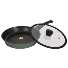 Сковорода глубокая с крышкой Ringel Zitrone Olive 28 см RG-2108-28/OL
